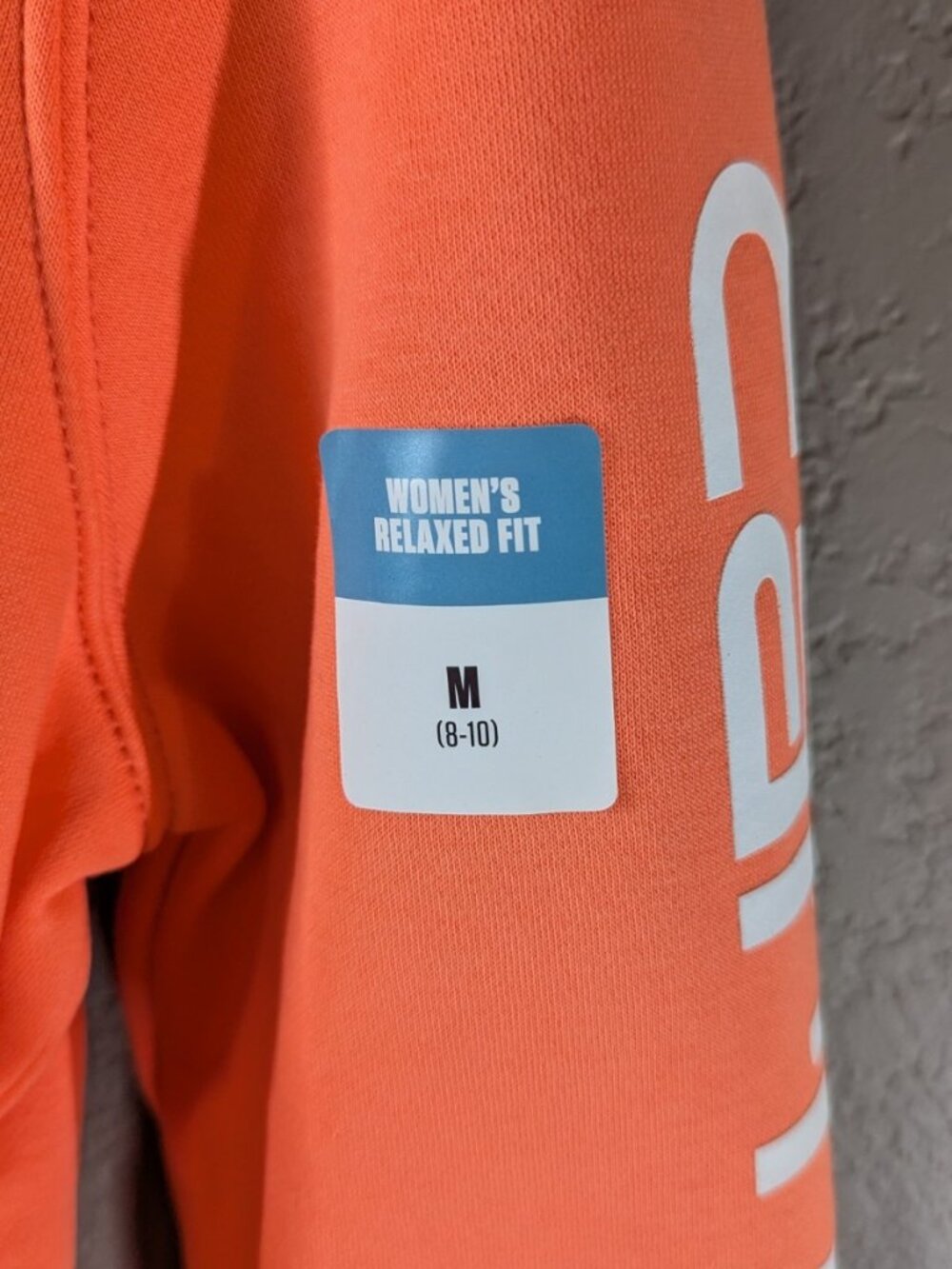 Carhartt Women's Relaxed Fit Sweatshirt Coral - Picture 5 of 8